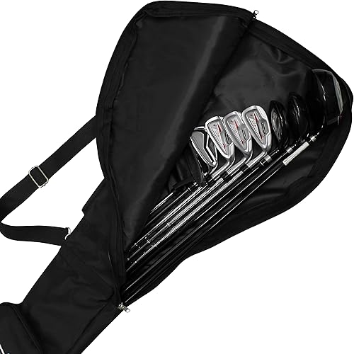 Miniatura 3 de Scott Edward Bolsa de transporte para palos de golf, bolsa portátil para lápices domingo, ligera, impermeable, estuche de entrenamiento y guante de