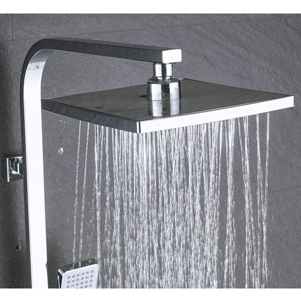 Set di rubinetti per doccia Supporto a parete cromato da 8 pollici Rubinetti per vasca a cascata Miscelatore per vasca calda e fredda Rubinetto in ottone Para Bathroo