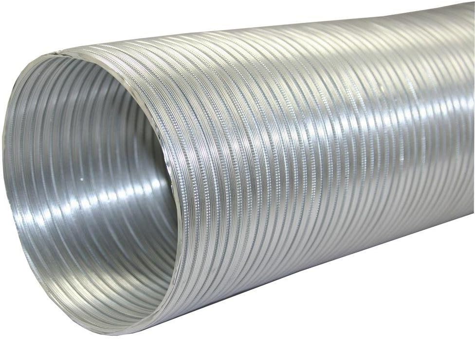 SpeediProducts 7 in. x 96 in. Round Aluminum Flex Pipe