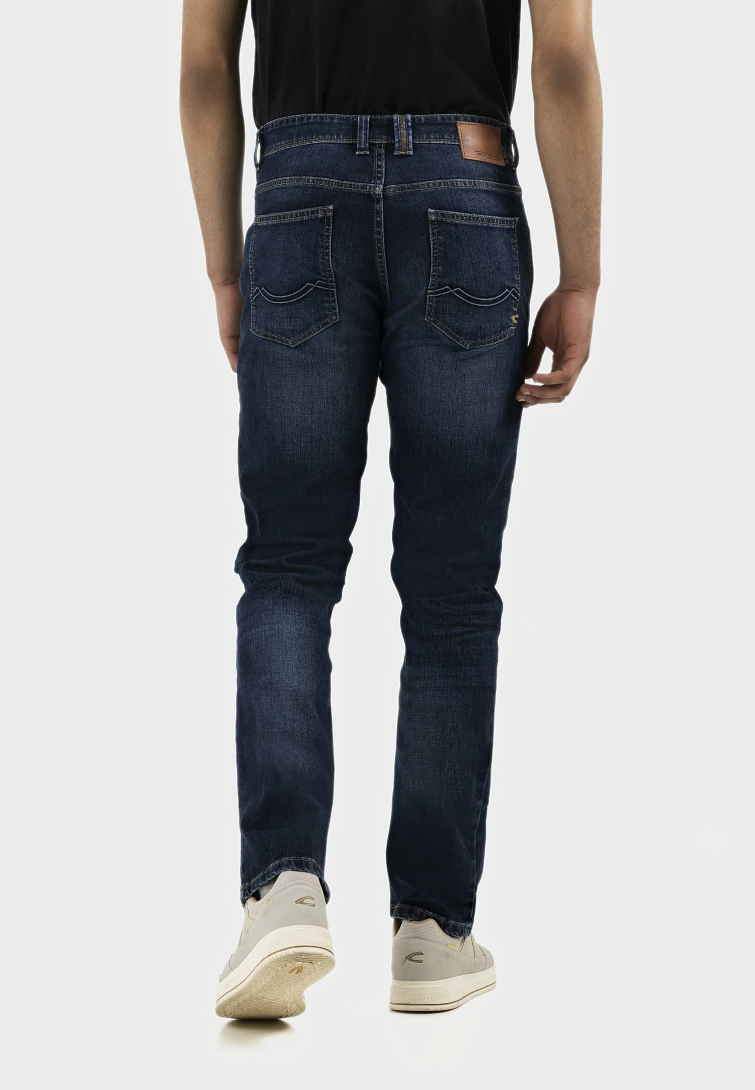 camel active Herren Jeans Hose Woodstock Flexxxactive Denim Midblue (42)
