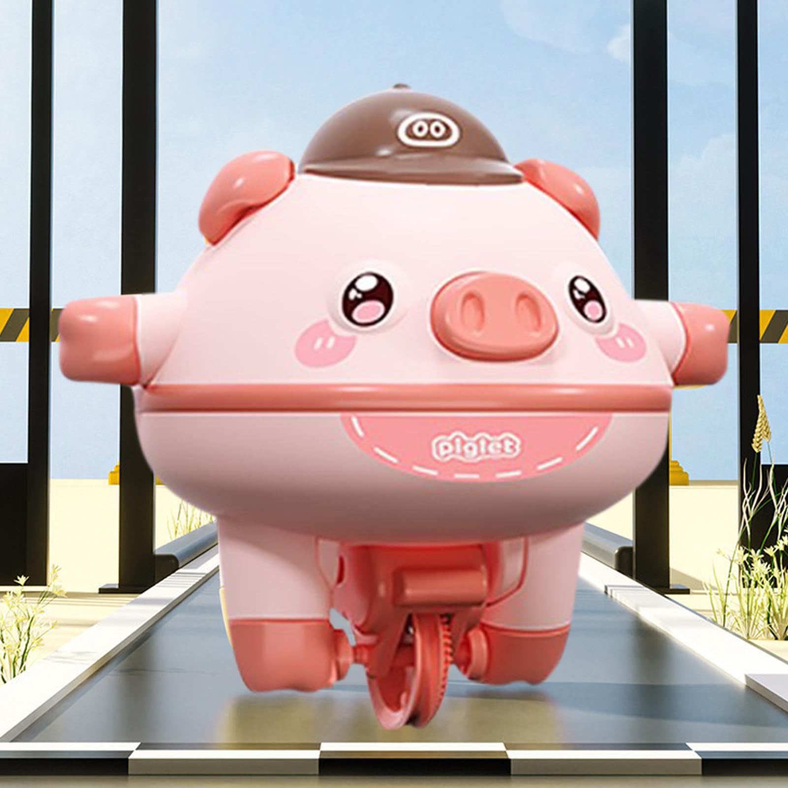 Amazon | Hozilen 歩く豚のおもちゃ、指先ジャイロスコープ バランス