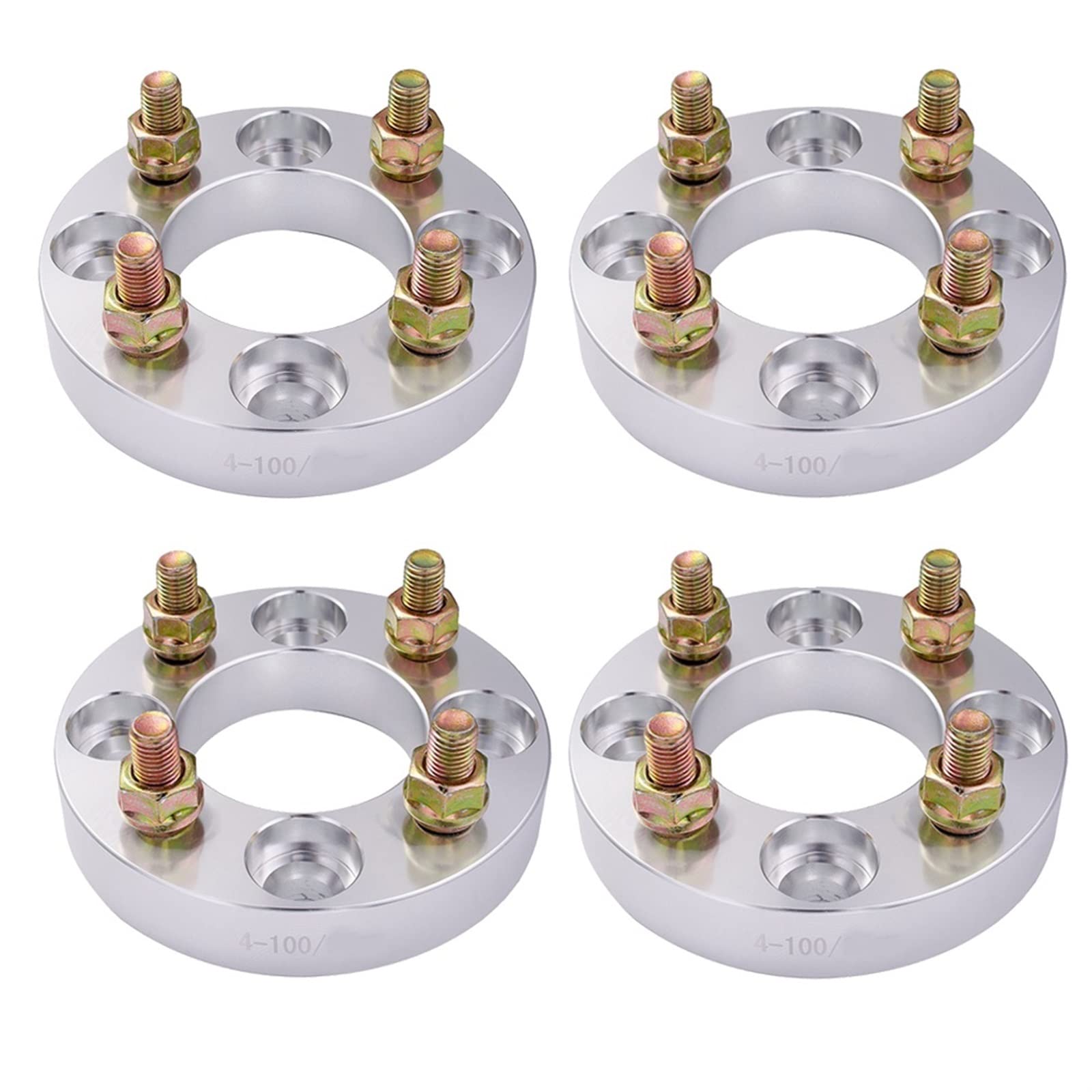Joints Moyeu Roue Élargis 4 Pièces Adaptateur D'entretoise De Roue De Voiture 30MM Épaisseur PCD 4x100 Alésage Central 67MM Filetage M12x1.5 Moyeu Centré 4 Pattes