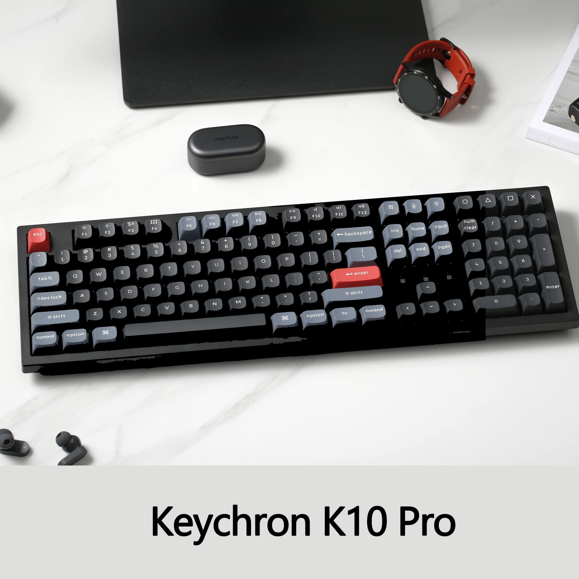 Amazon.co.jp: Keychron K10 Pro QMK/VIA ワイヤレスカスタム