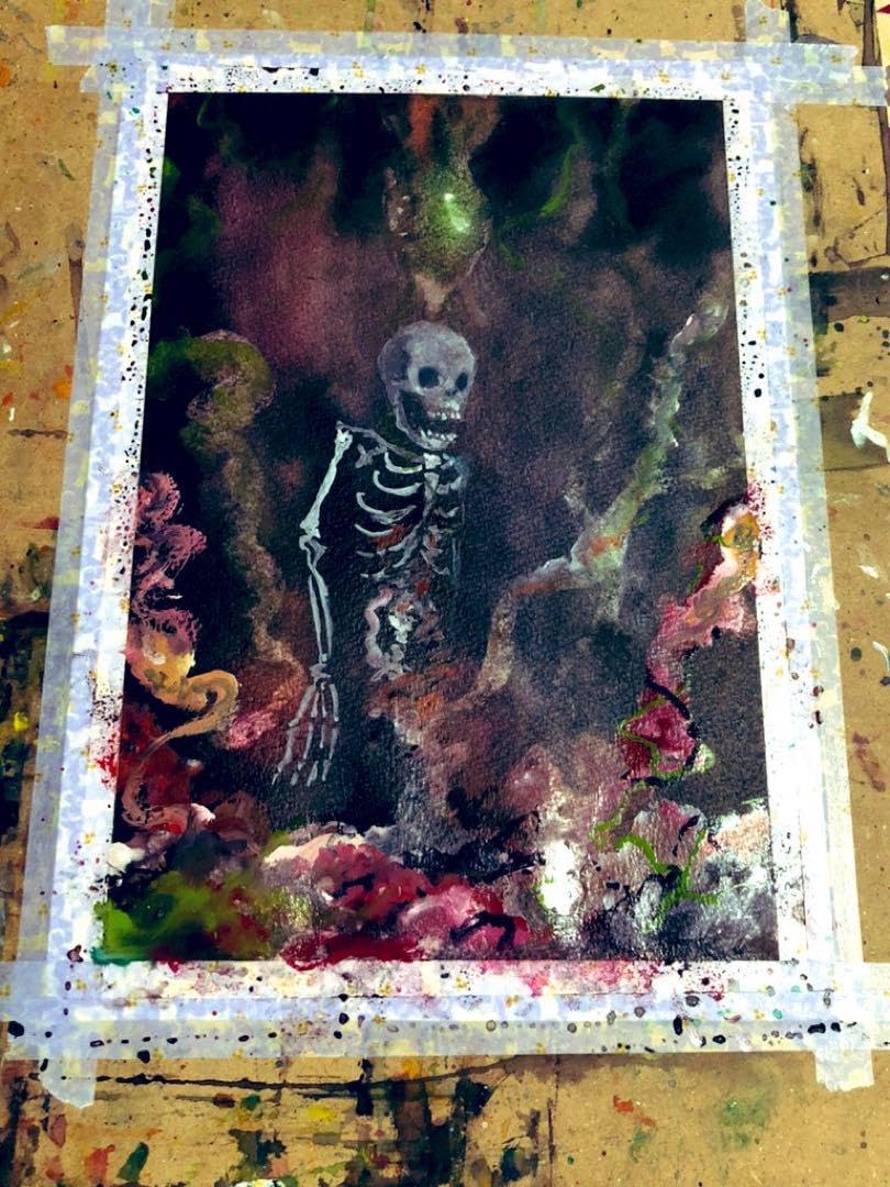 上級呪術用または西洋魔術用絵画　一点物　呪物　micchan作 61z5ONw52EL._AC_SY200_QL15_.jpg