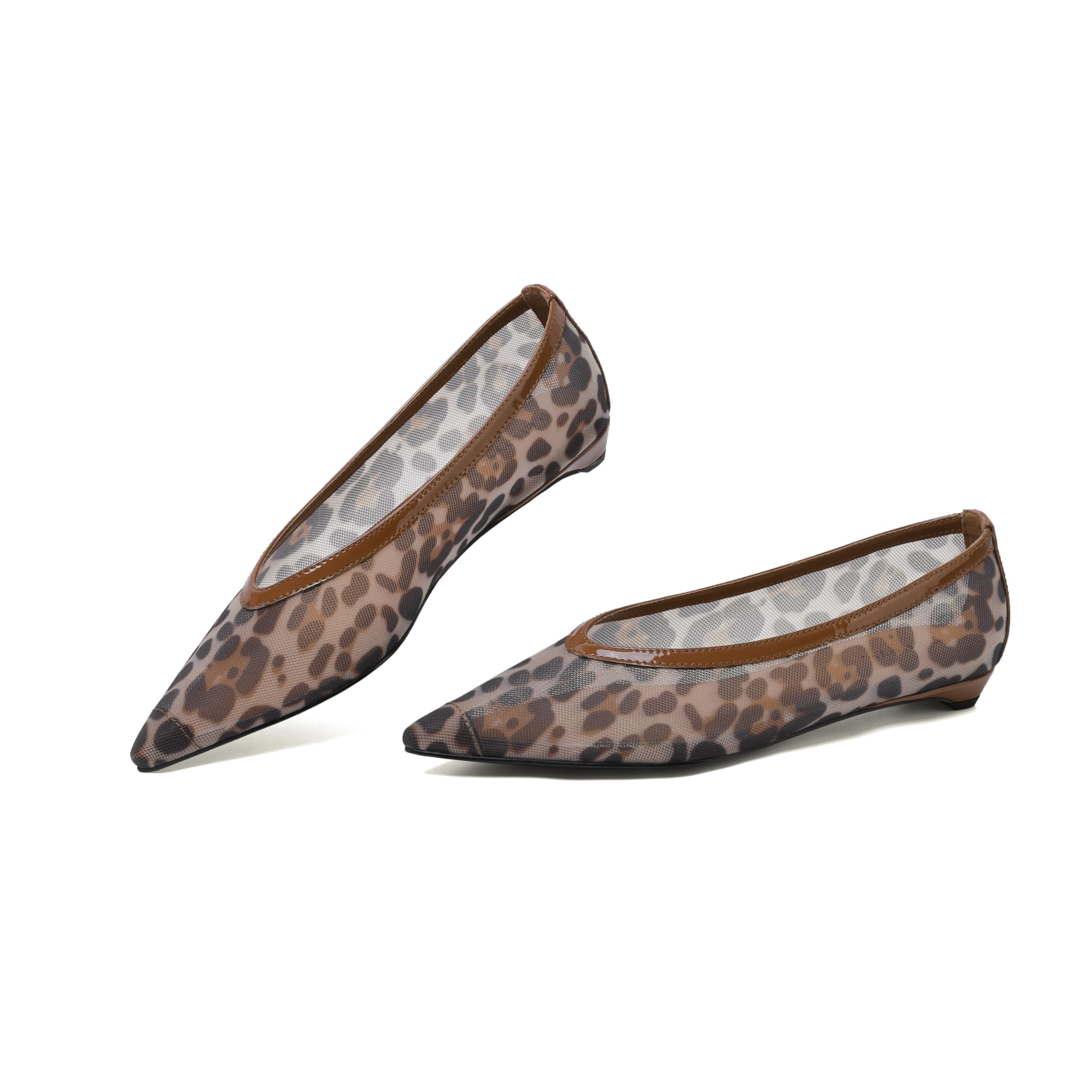 Reitoye Flats for Womens Closed Pointed Toe Ballet Flats Dressy Work Flats | Sexy Slip-On Flats,Comfortable Low Heel Casual Flat,Cushioned Insole,Non-slip Sole,All-day Comfort,Bridal Office Dress Shoes