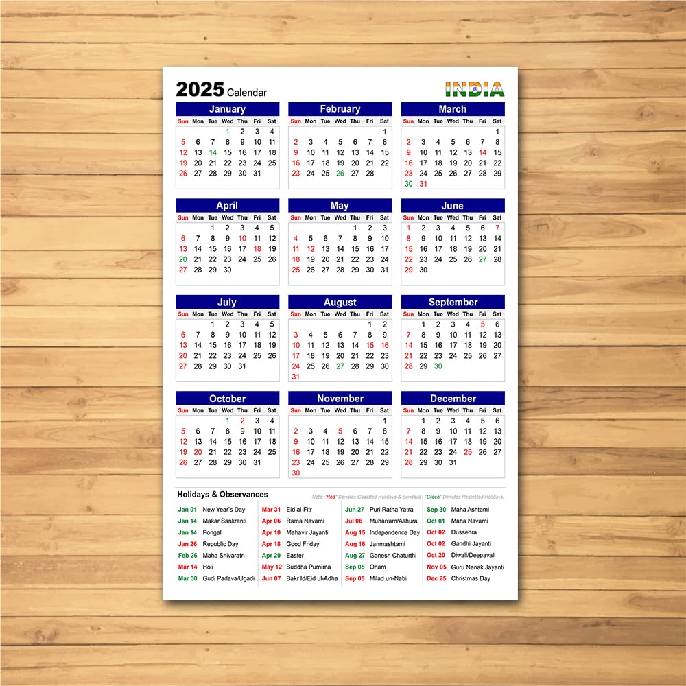 wildmark-calendar-2025-with-festivals-and-holidays-for-home-and-office-use-blue-12x18-inches-paper-amazon-in-office-products