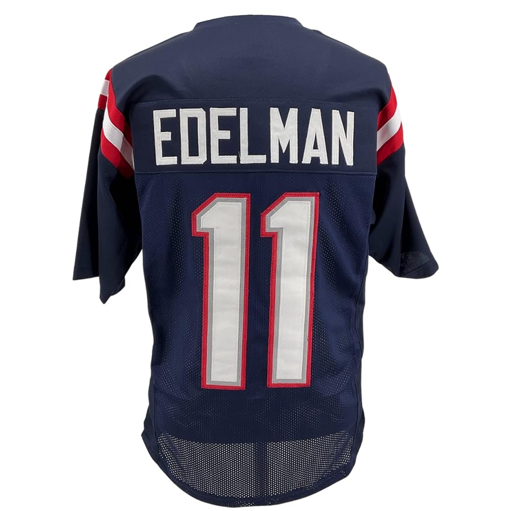 New England Patriots Edelman ユニフォーム 11番 Julian Edelman #11 New England Patriots Super Bowl LI 51