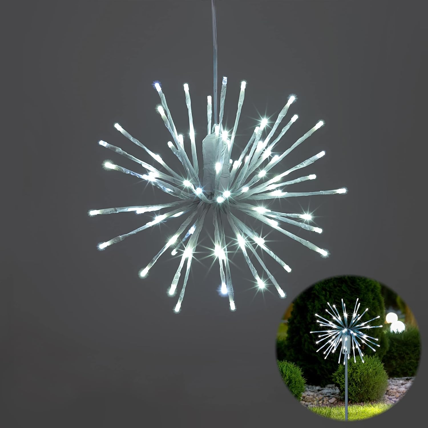 Amazon.com: LIGHTSHARE 12'' Starburst Light 80 LED Firework Lights ...