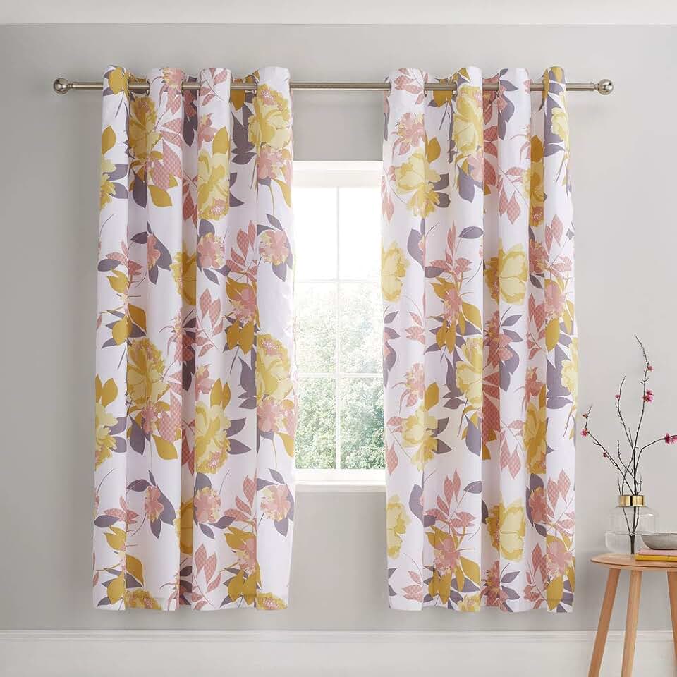 Amazon.co.uk Pink Floral Curtains