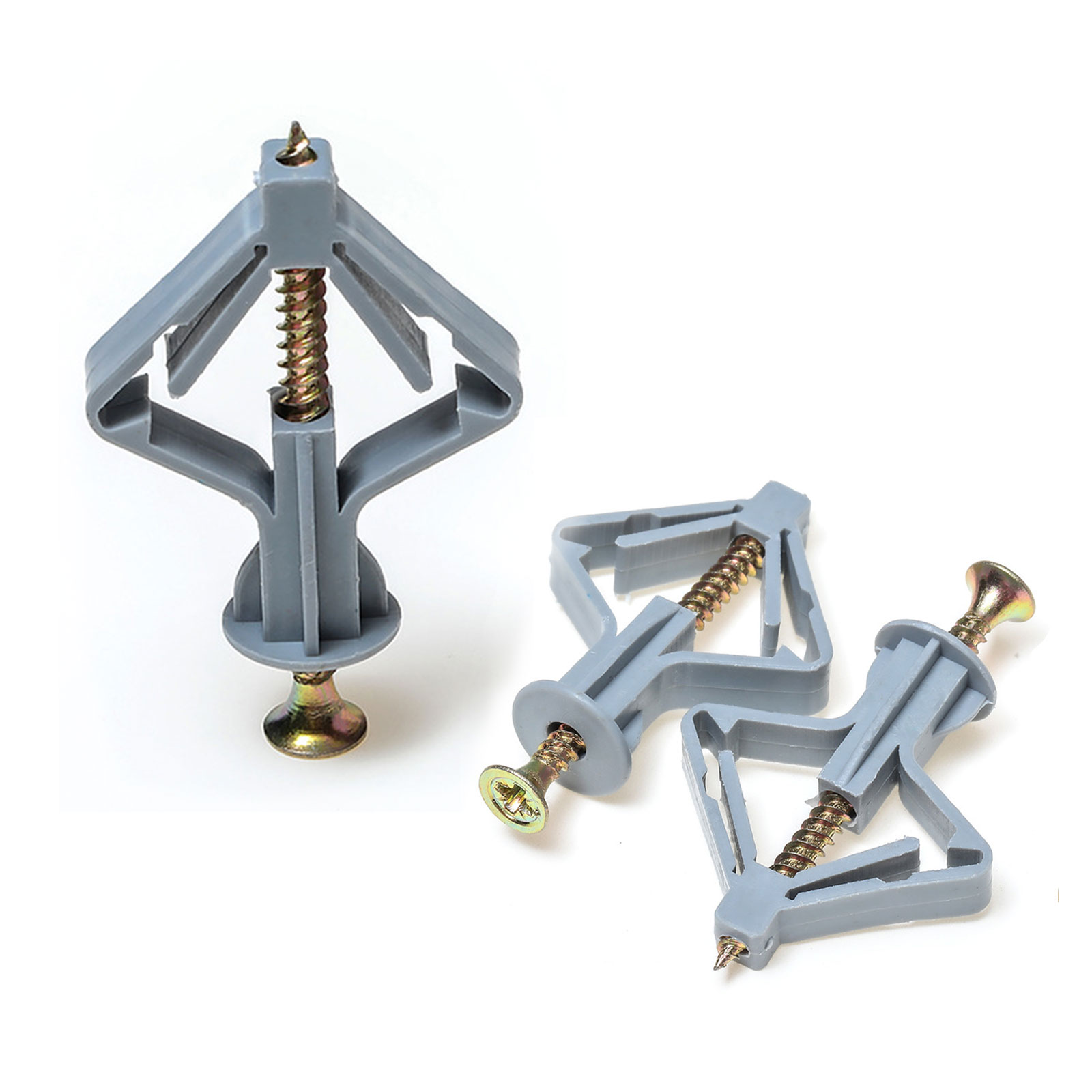 Amazon | JYSFOVRLV 石膏ボード用アンカー 100セット 蝶番型