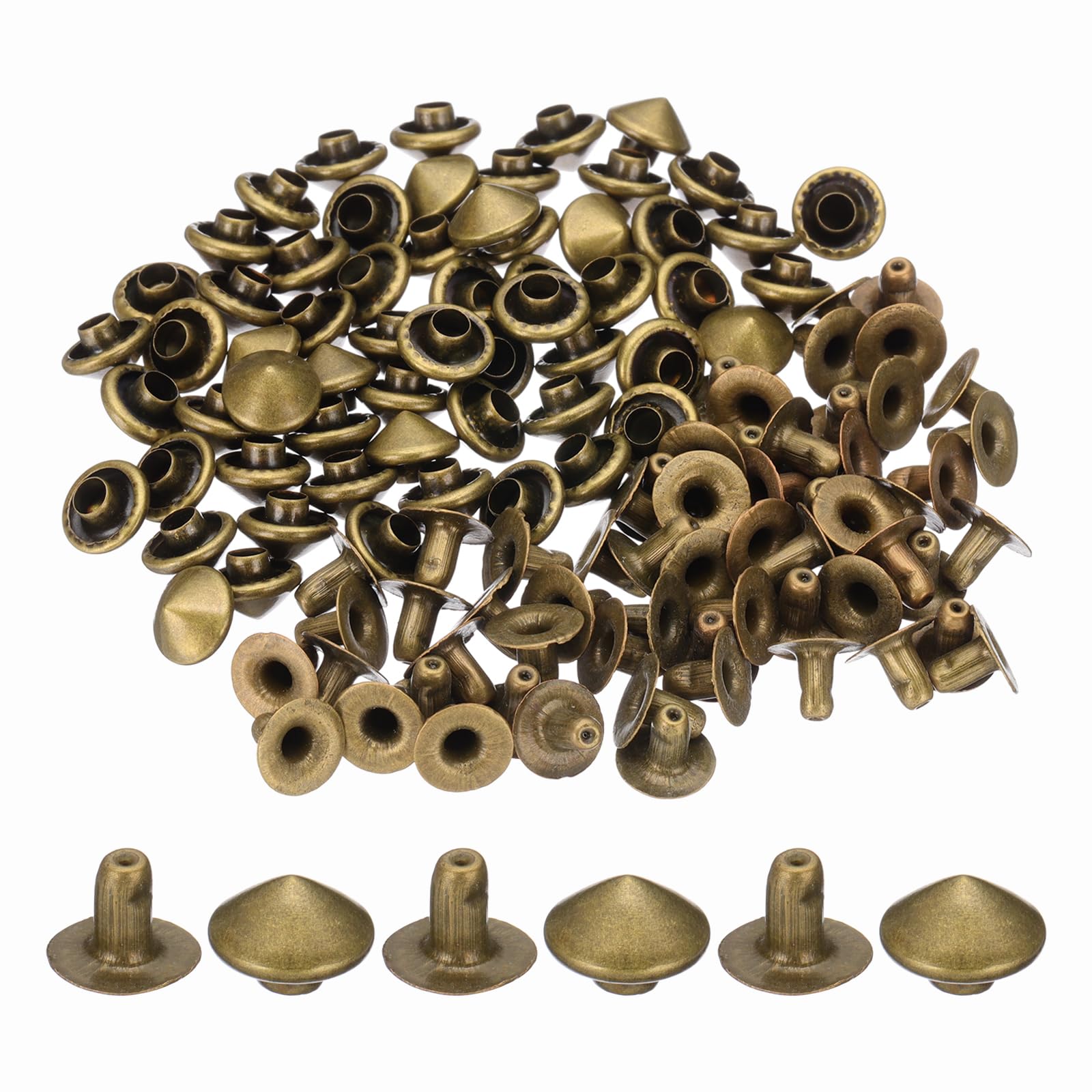 PATIKIL 8mm Spike Rivets
