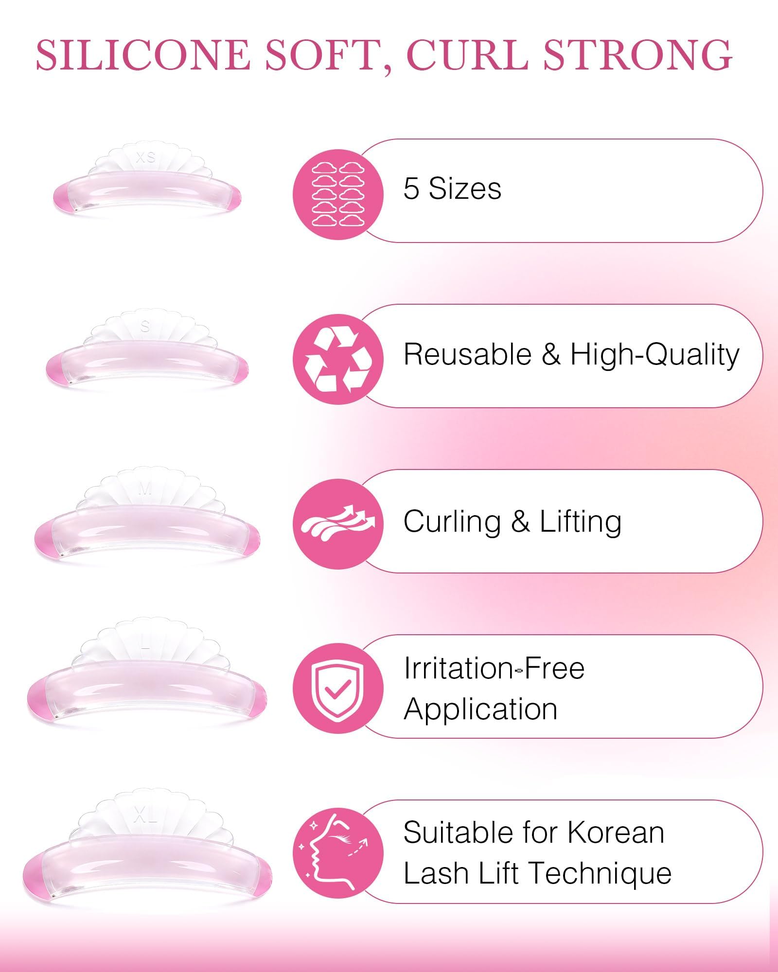 110Pcs Lash Lift Kit, Eyelash Lifting Kit, Eyelashes Set Ideal for Beauty Salons, Lash Technicians, Home Personal Use, Makeup Studios and Training Courses 2