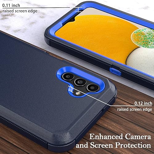 Miniatura 9 de TASHHAR Funda protectora para Samsung Galaxy A13, resistente, a prueba de golpes, con clip para cinturón para Samsung A13 5G de 6.5 pulgadas (negro