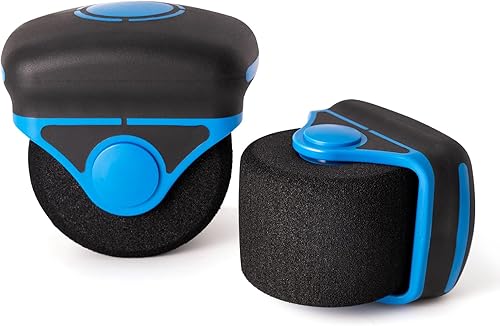 Miniatura 2 de NEWISHTOOL Herramienta aplicadora de vinilo con costuras de esponja, paquete de 2 rodillos de pintura de espuma suave, herramientas de rodadura