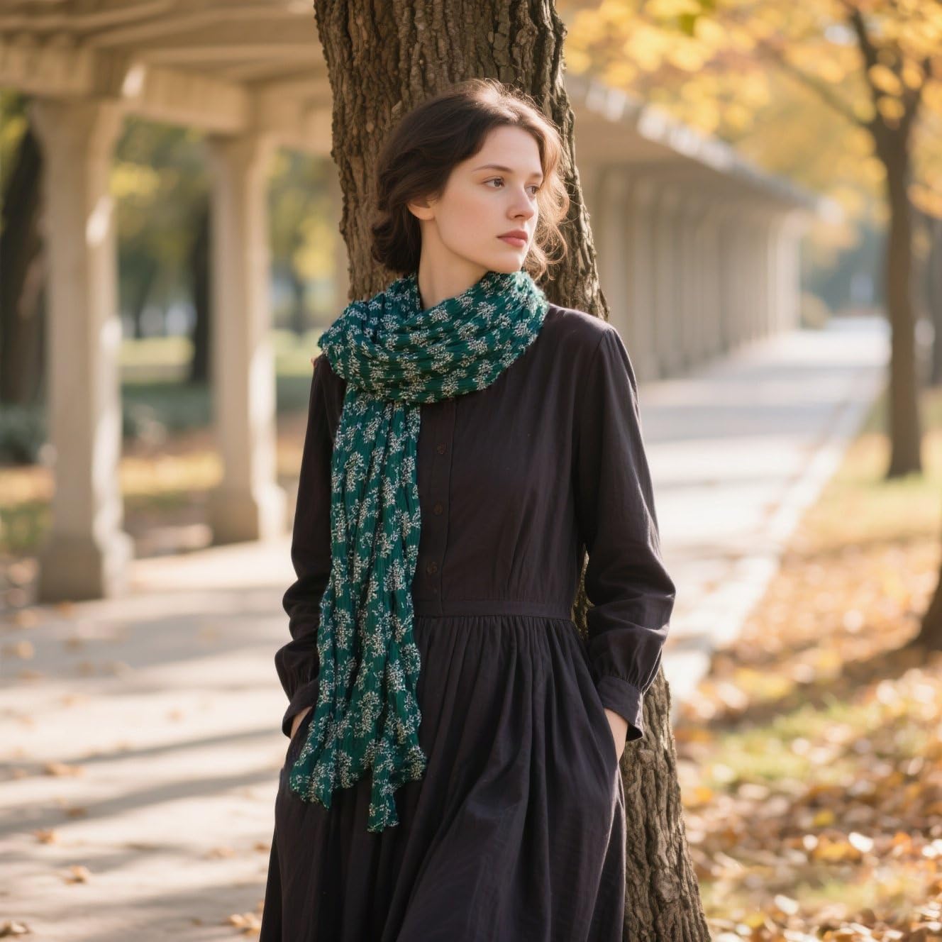 3 Packs Cotton Hemp Shawl Wrap Long Head Neck Scarf for Women and Men Lightweight Four Season Use - Image 3