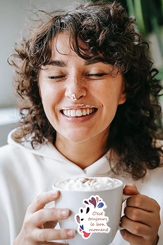 Miniatura 4 de Calcomanías inspiradoras francesas para adolescentes, adultos, niños y profesores, calcomanías con citas francesas, calcomanías positivas para