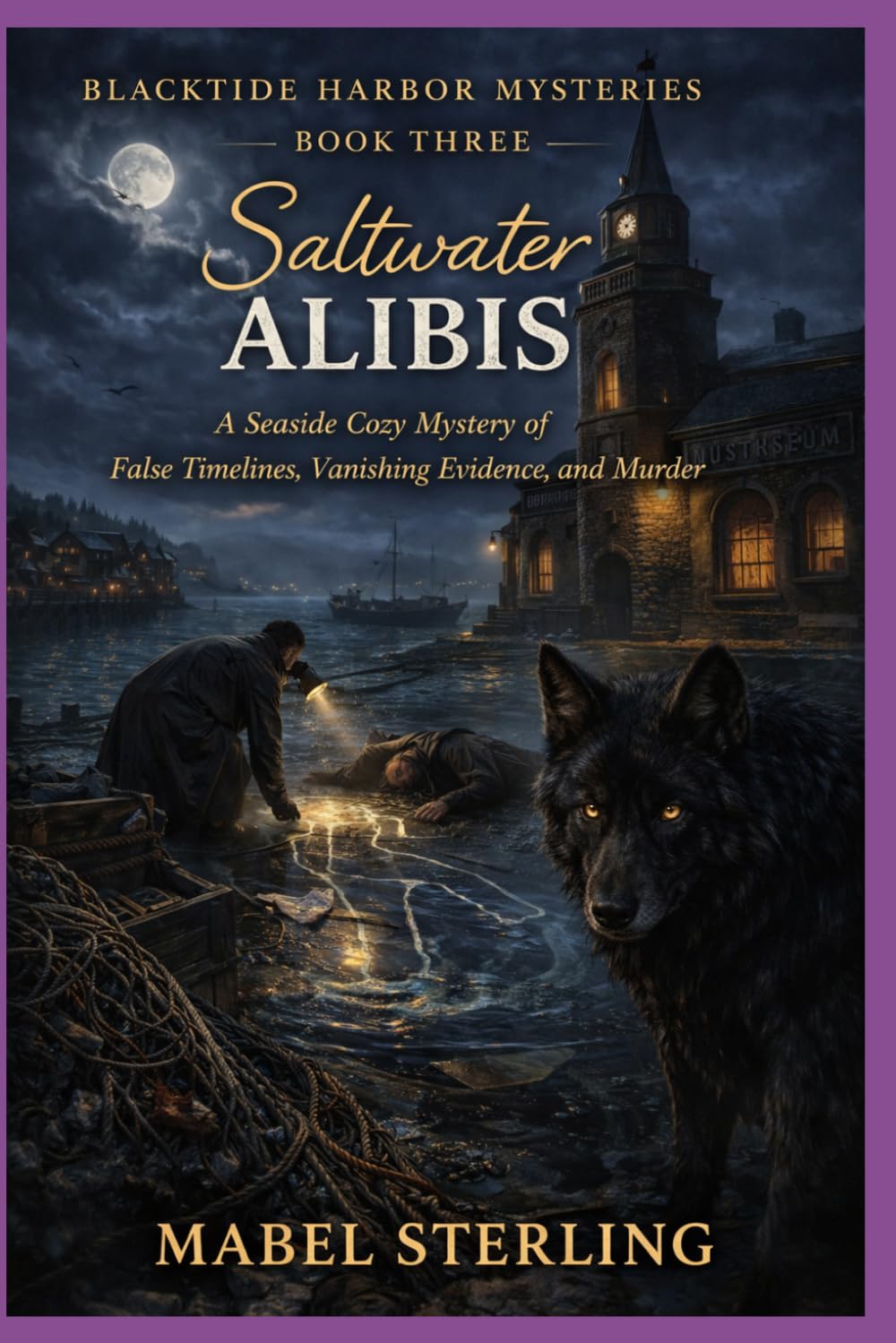Saltwater Alibis: A Seaside Cozy Mystery of False Timelines, Vanishing Evidence, and Murder (BLACKTIDE HARBOR MYSTERIES)