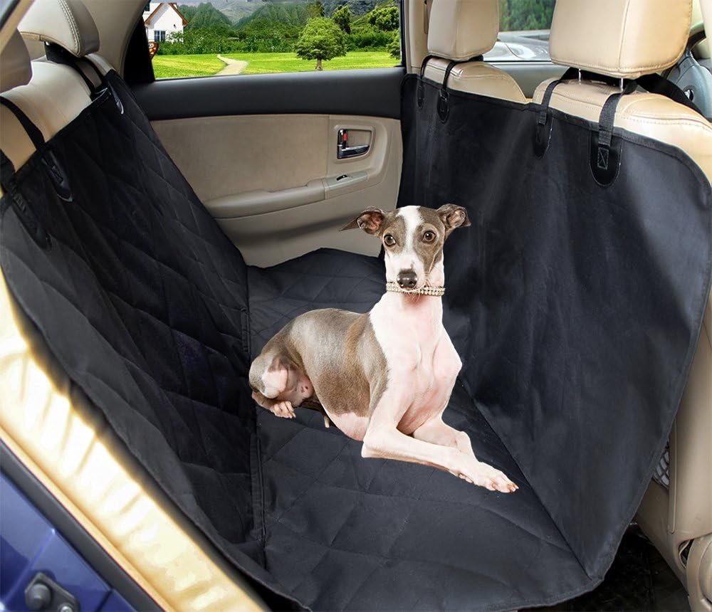 Living Express Waterproof Non-Slip Hammock Design Back Bench Car Seat Cover for Pet Dog, X-Large