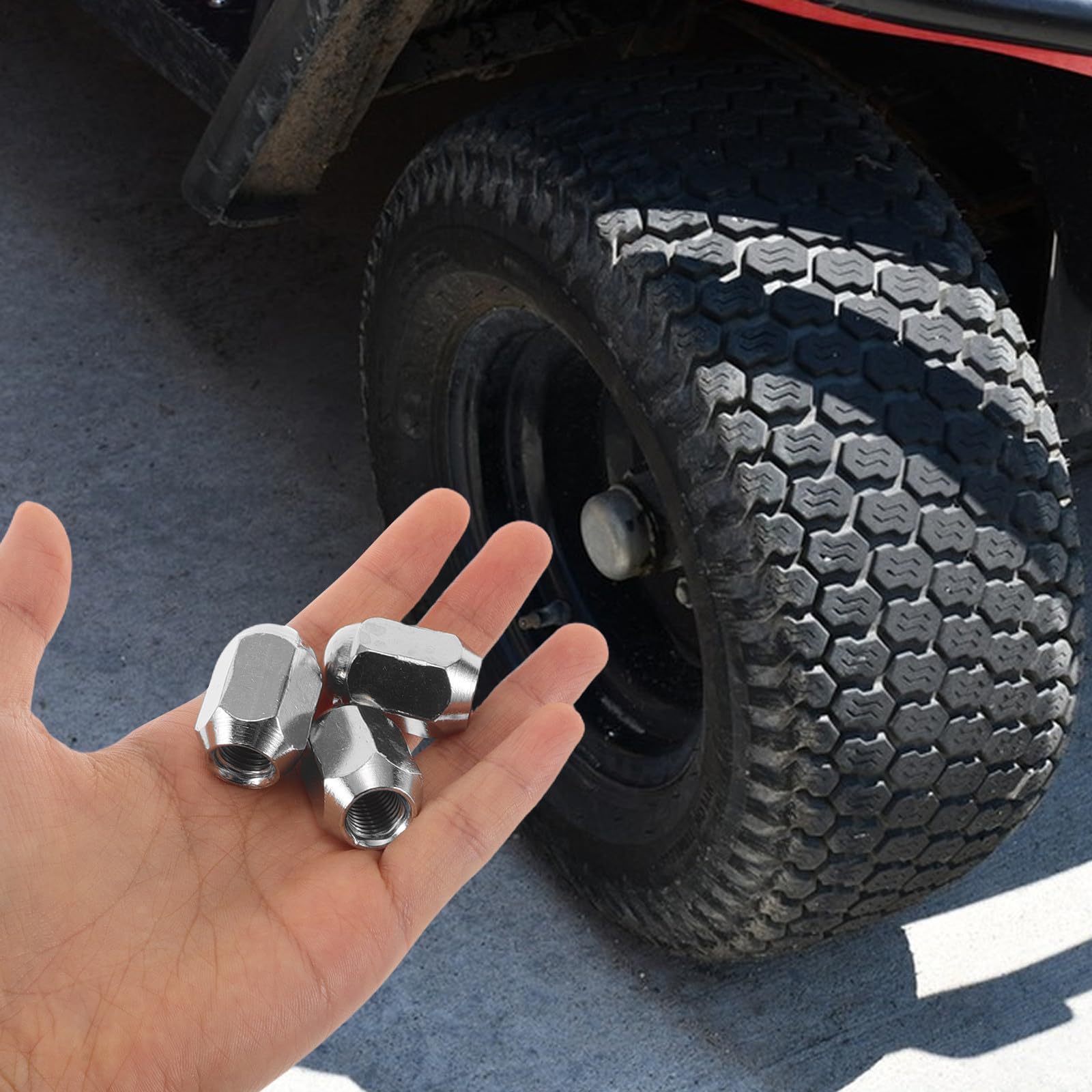 Toyvian Edelstahl Radmuttern und Schneller Montage M10x1,25 16 Stück mit Präziser Passform für Quad und Auto Radnaben für Reparatur und Outdoor Einsätze