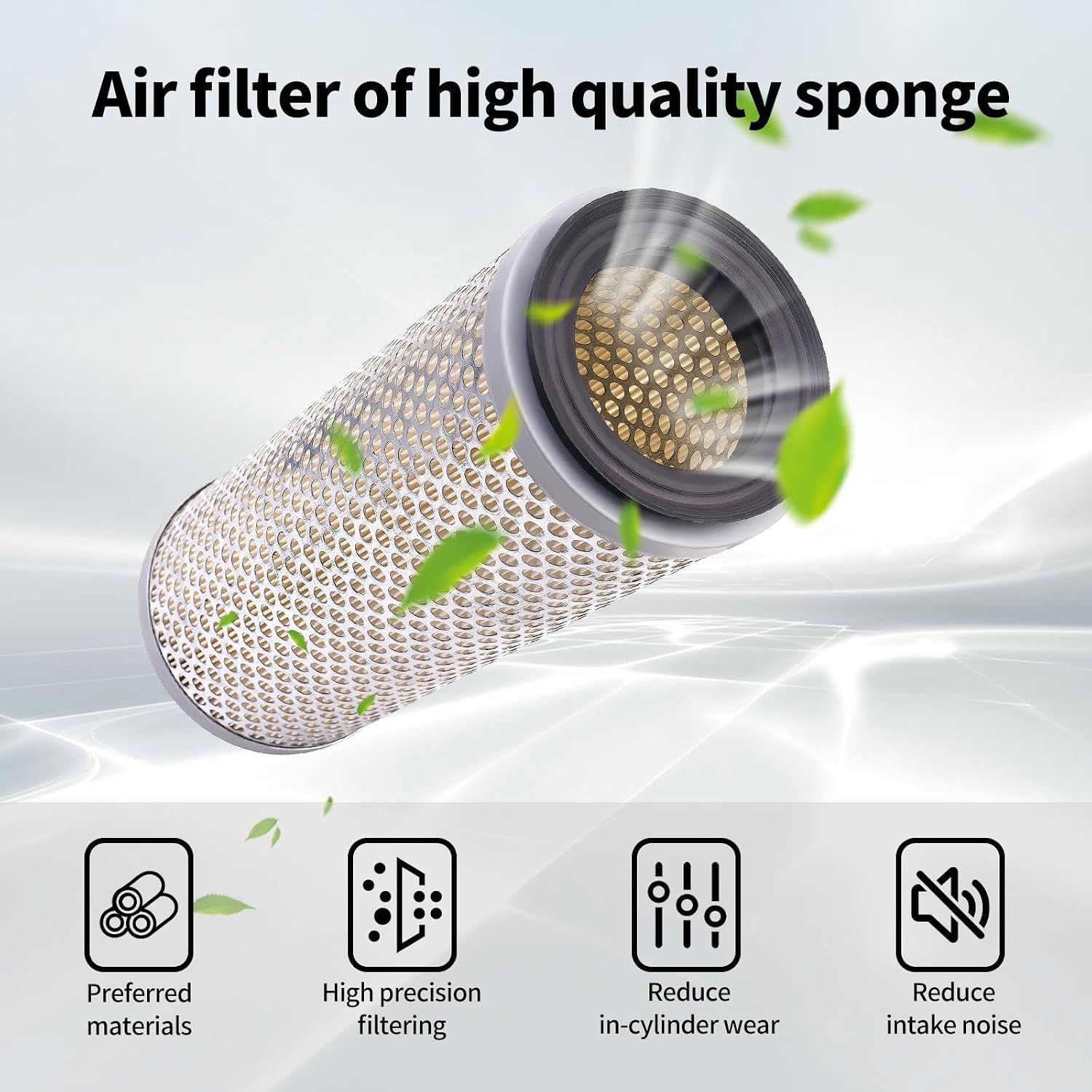 Motorcycle Air Filter 7081308 & Oil Filter 2520799 Replacement for Polaris Ranger 400 4X4 2010-2012 2014 Ranger 500 2x4 2006-2009 Ranger 500 Crew 4X4 2011-2012