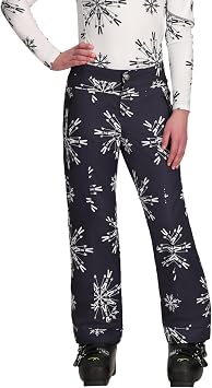 Obermeyer Girls Brooke Print Snow Pants, Insulated and Waterproof with Extended Wear System