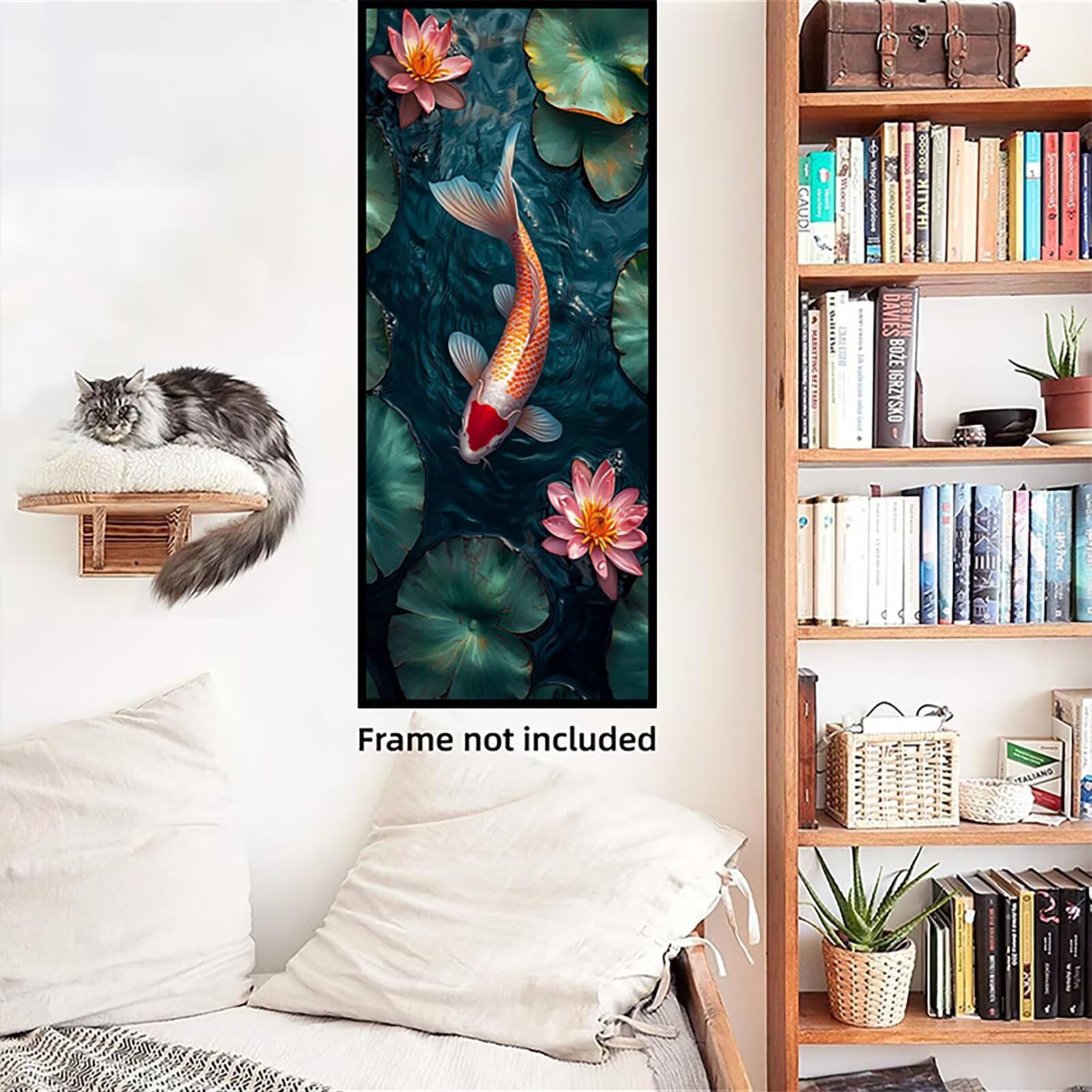 Malen Nach Zahlen 50x150cm Leinwand Blumen Malen Nach Zahlen Erwachsene mit Ohne Rahmen, DIY Kreativ Set für Erwachsene mit Pinseln und Acrylfarbe, Zimmer Deko Gemälde 2 Landschaft Geschenk, P0M-980