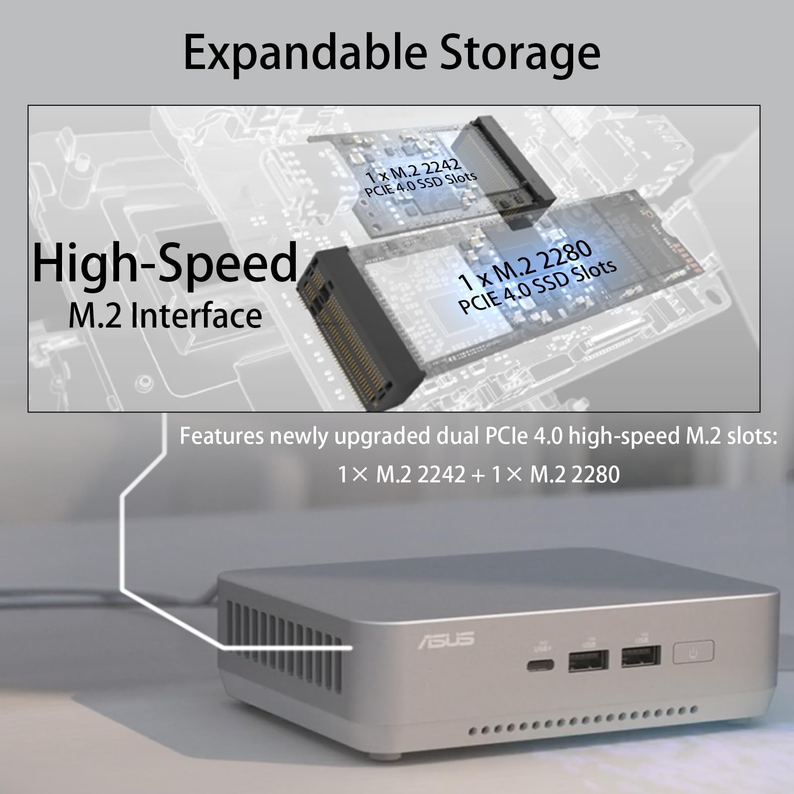 Cutesliving NUC 14 Pro+ Mini PC compatible con procesador Core Ultra 5 125H de 14 núcleos, gráficos ARC de 14ª generación, pantalla cuádruple 4K, Thunderbolt 4, oficina, creatividad y juegos (barebone