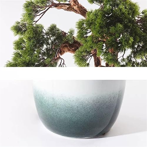 Miniatura 3 de SUNESA Plantas artificiales en maceta árbol bonsái artificial de estilo chino árbol bonsái de bienvenida decoración interior grande planta en maceta