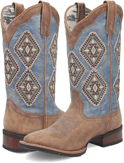 Laredo Santa Fe Tan/Blue Denim 7 B M