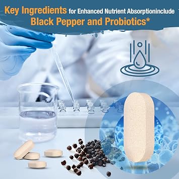 Adrenal Support Supplements, Adaptogen Complex, 60 Vegan Tablets