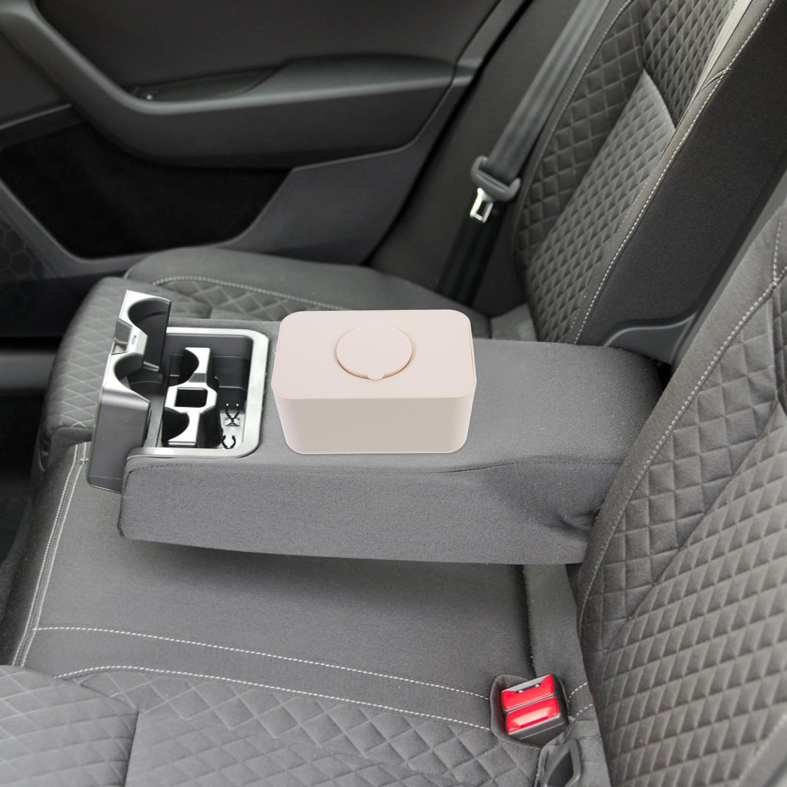 UKCOCO Boîte à Lingettes en Silicone Étanche Couvercle, Grosse Capacité, Protège et Maintient Lingettes Humides Fraîches pour Voiture et Maison