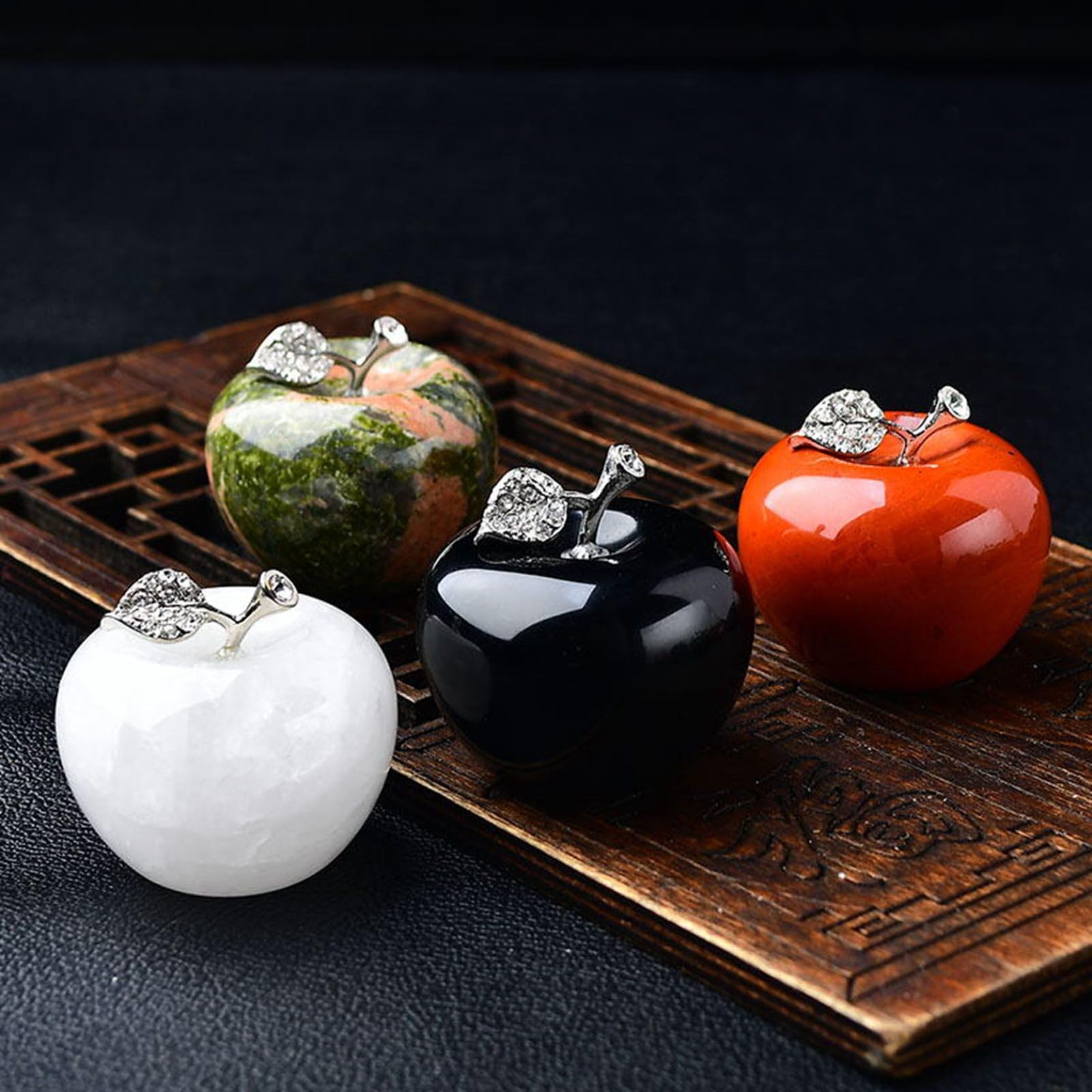 Amazon.co.jp: 水晶 金運 林檎 クリスタルリンゴ 風水 置物 癒しグッズ Amazon.co.jp: 水晶 金運 林檎 クリスタルリンゴ 風水 置物 癒しグッズ