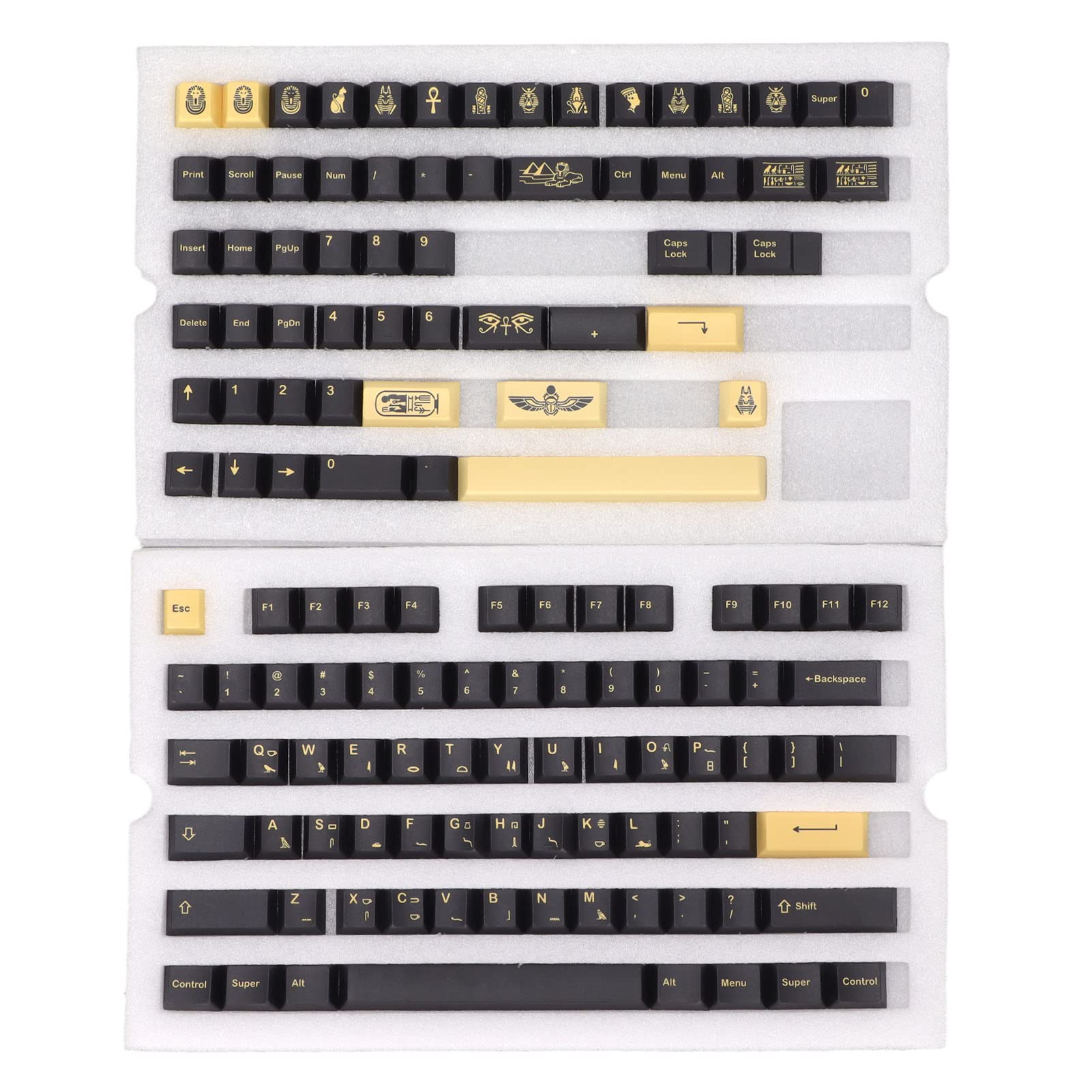 Buy ASHATA Gaming PBT Keycaps,132 Keys Keycaps Set DIY Decorative