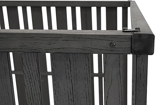 Miniatura 4 de 42 pulgadas de alto x 41 pulgadas de ancho x 43 pulgadas de largo (3 paneles) Pantalla de privacidad independiente Enclo Roanoke de color carbón,