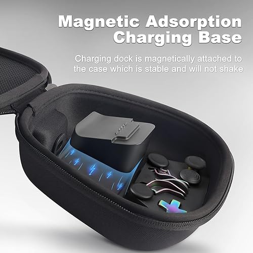 Vista 4 de Complete Component Pack for Xbox Elite Controller Series 2 - Accessories Includes 1 Carrying Case, 1 Charging Dock, 4 Thumbsticks, 4 Paddles, 1