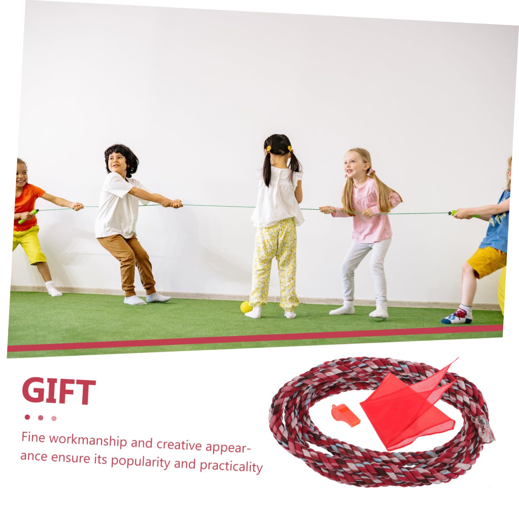 Happyyami 1set Corda Per Gioco Di Tiro Alla Fune Metri Per Competizioni Sportive Per Attività All Aperto Facile Da Trasportare e Utilizzare