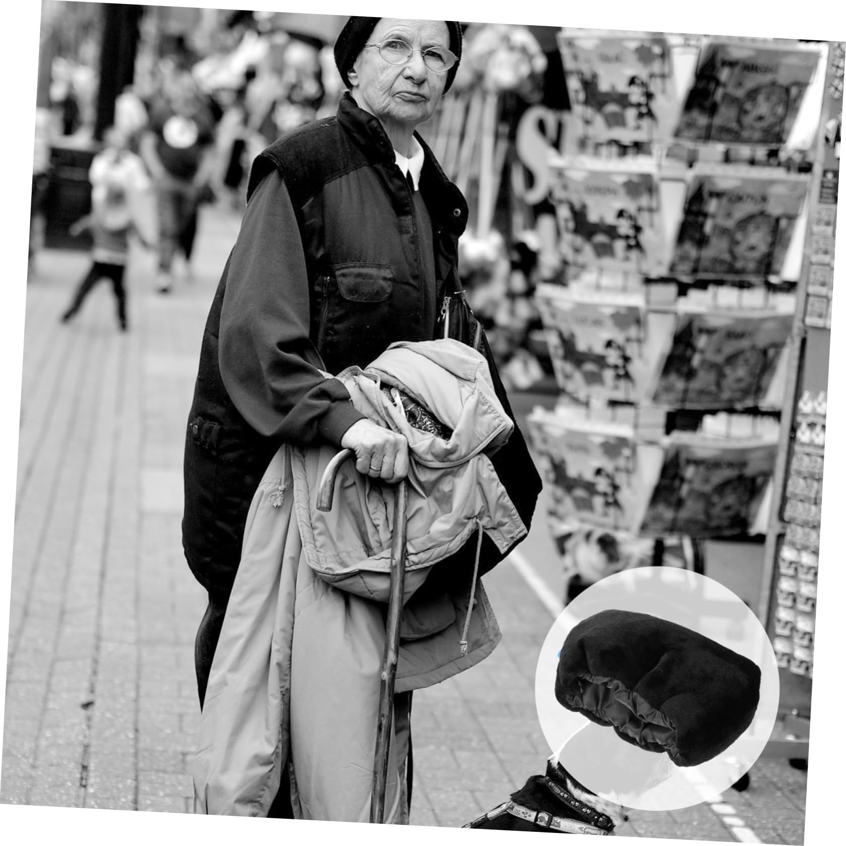 TOVINANNA 1 Pair Thicken Crutch Underarm Pads Comfortable Crutch Cushion Earm Crutches Anti-Slip Cover for Walking Crutches