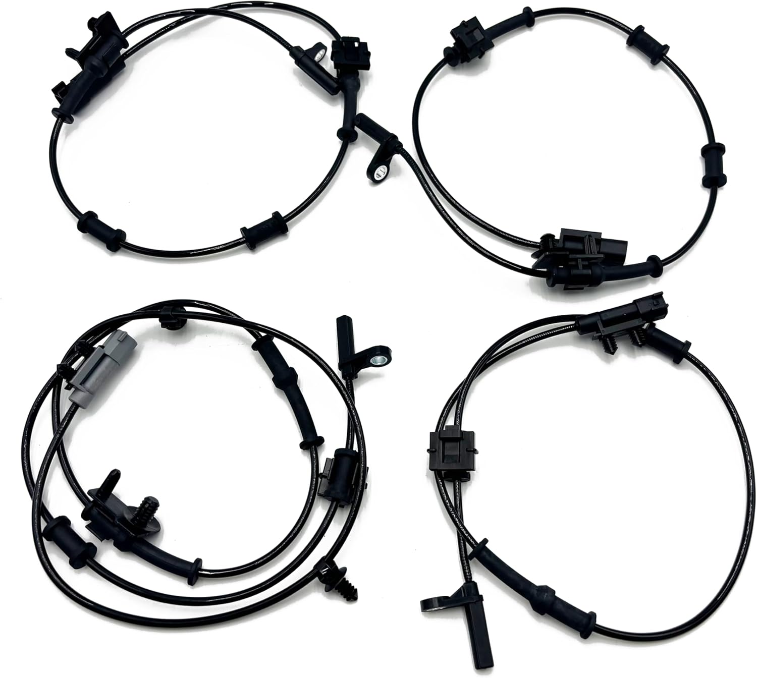 Mteycei ABS Wheel Speed Sensor Kit Front and Rear (4-Pack) Compatible with Chrysler 2011–2014 300