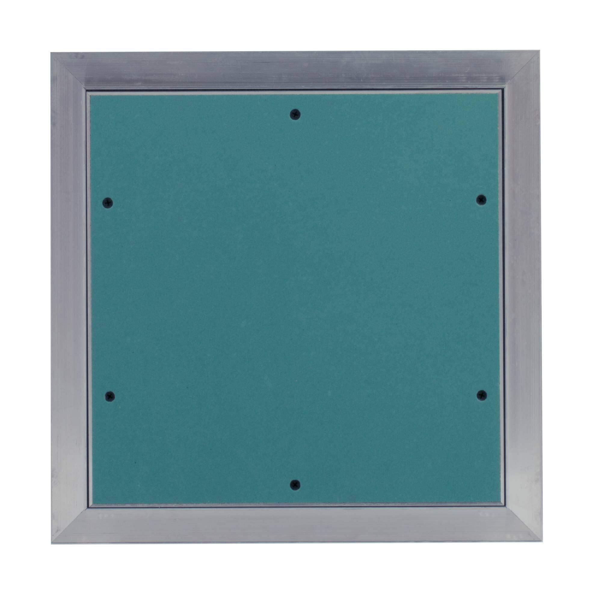 Revisionsklappe Trockenbau 350 x 600 mm – Revisionstür - Wartungsklappe mit 12,5 mm imprägnierter GK-Einlage und Druckverschluss – aus korrosionsbeständigem Aluminium – befliesbar – MW multi werkzeug