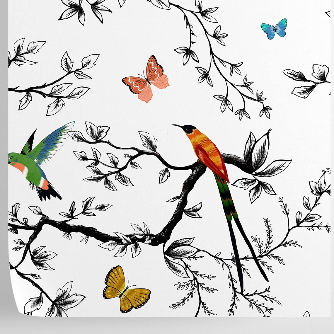 Papier peint artisanal unique animaux pour donner une âme poétique à votre intérieur