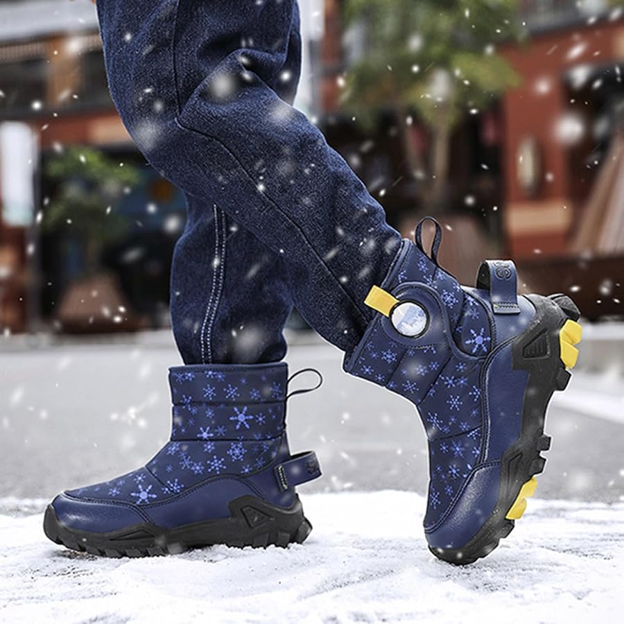 Amazon | [kaoayi] キッズ スノーブーツ 男の子 女の子 防寒ブーツ