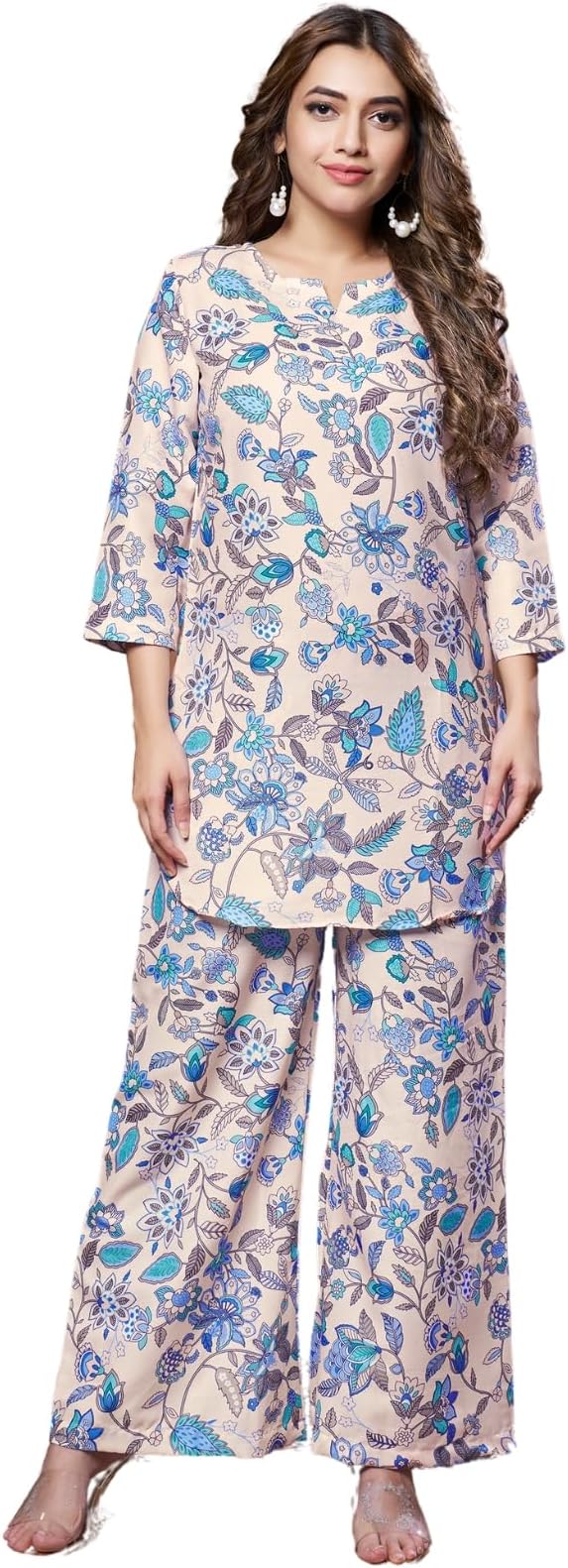 GRECIILOOKSWomen's Rayon Co Ord Sets