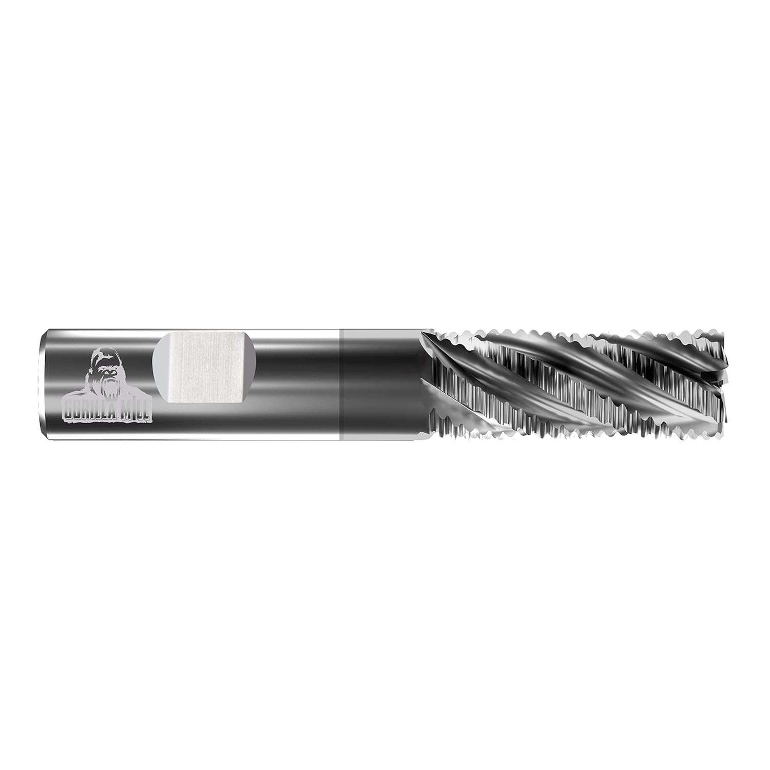 CGC Tools GMKD34CS5 Gorilla Knuckledragger GMX35 Coated Rougher Carbide End Mill, Stub Length