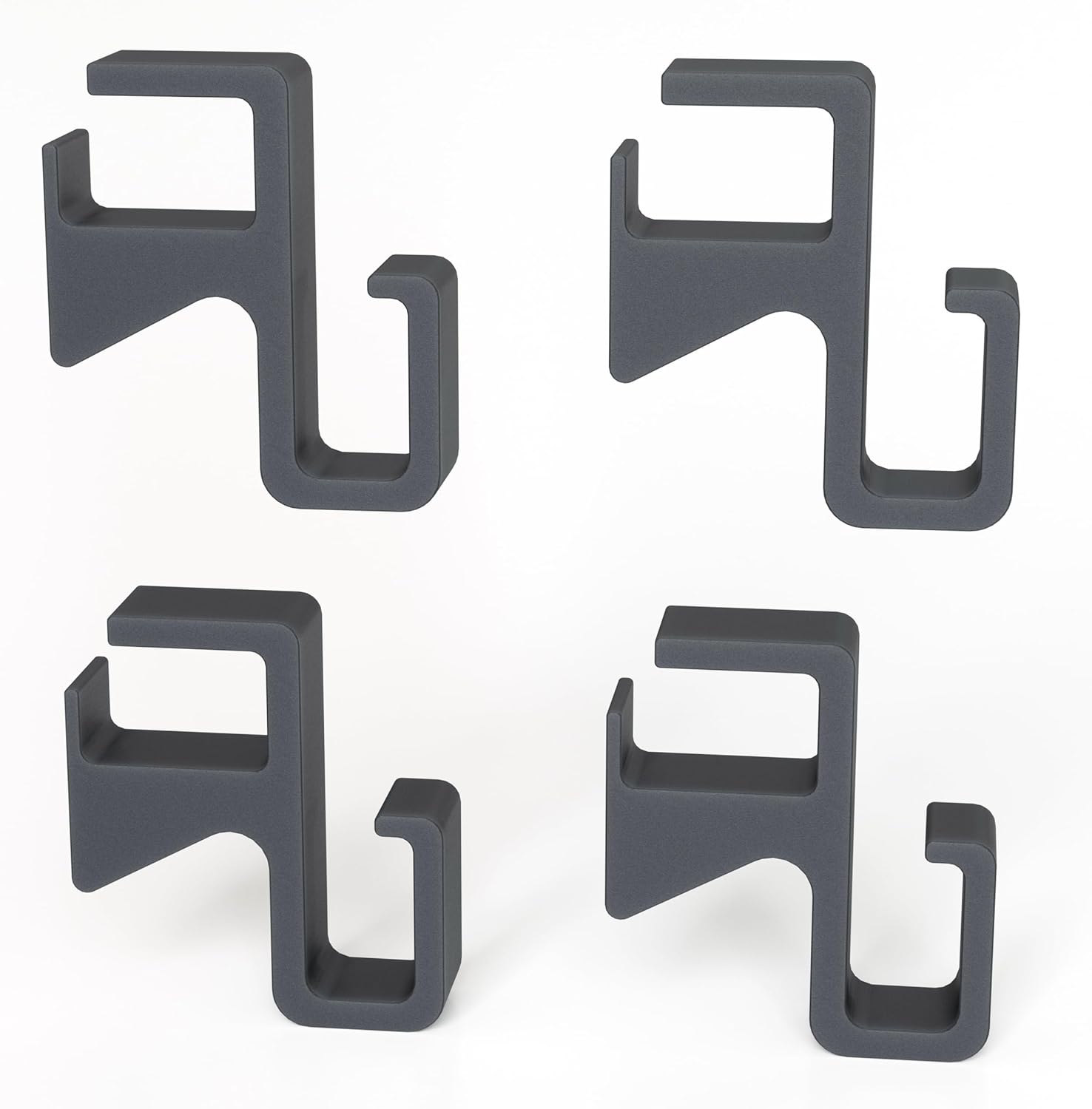 TWRAPS Trunk Hooks for Tesla Model S 2021-2025 – Grocery Bag Hanger Hooks Organizer, Holder for Totes, Purses, Handbags, Accessories for Model S Plaid & Long Range (Set of 4)