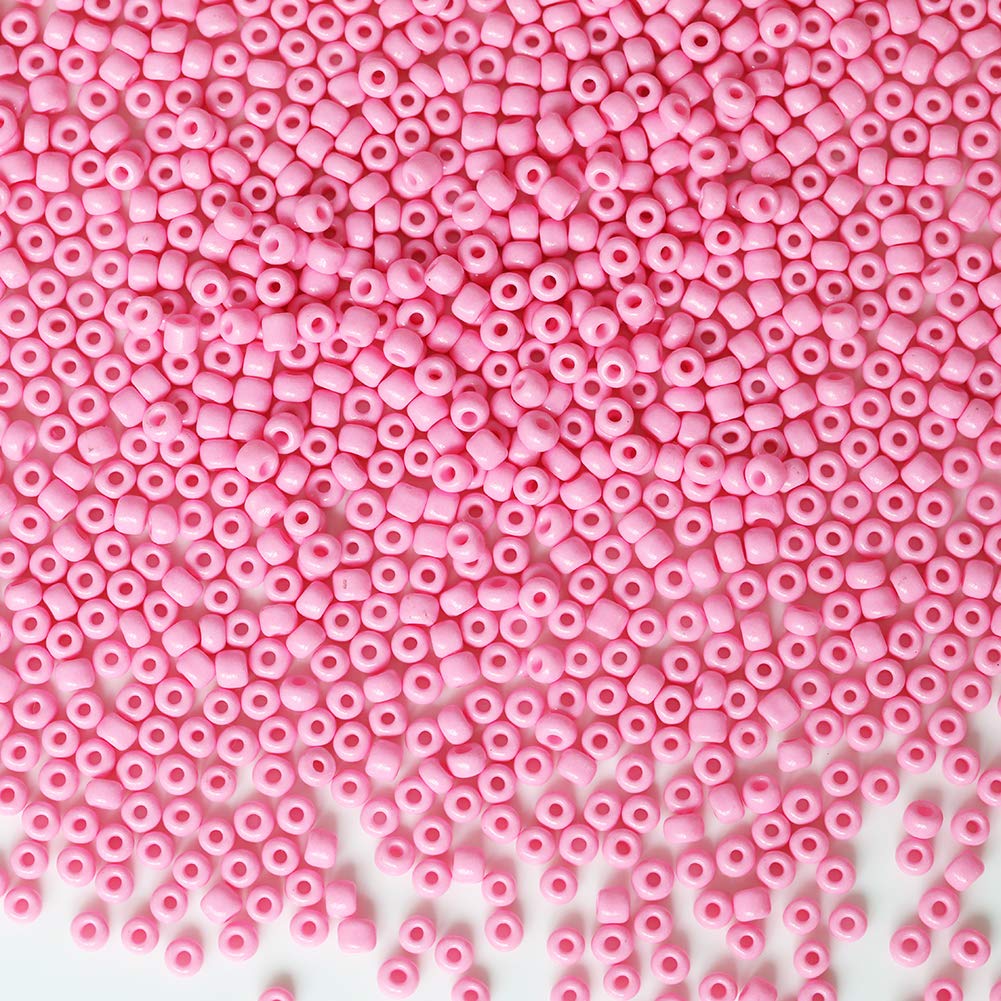 Bala&Fillic Perles De Rocaille 4mm Violet Couleur 1200pcs/100Grammes, Perles De Verre 6/0 Pour La Fabrication De Bracelets Et De Colliers (Violet