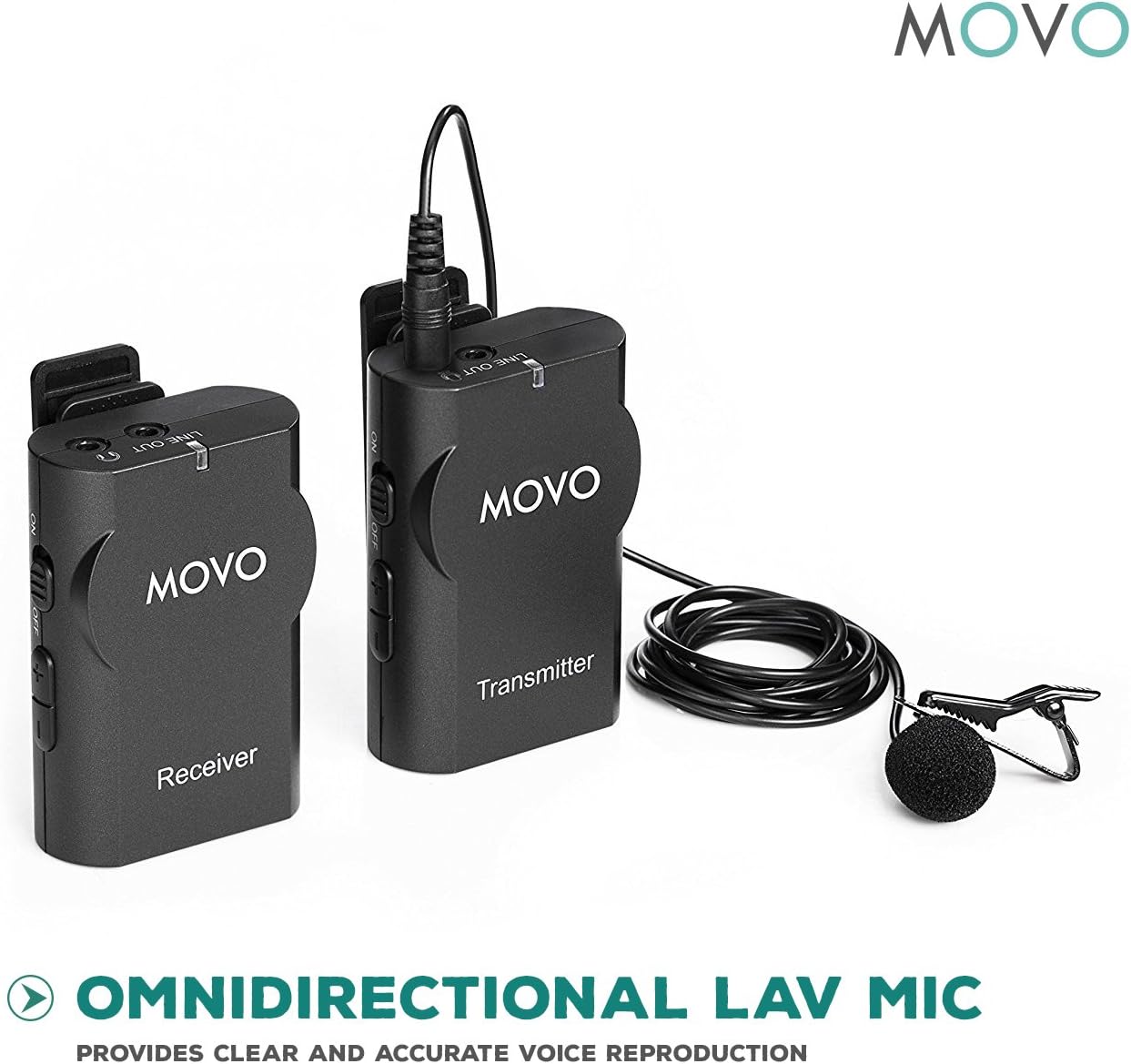 Movo WMIC10 Omnidirectional Lavalier Microphone