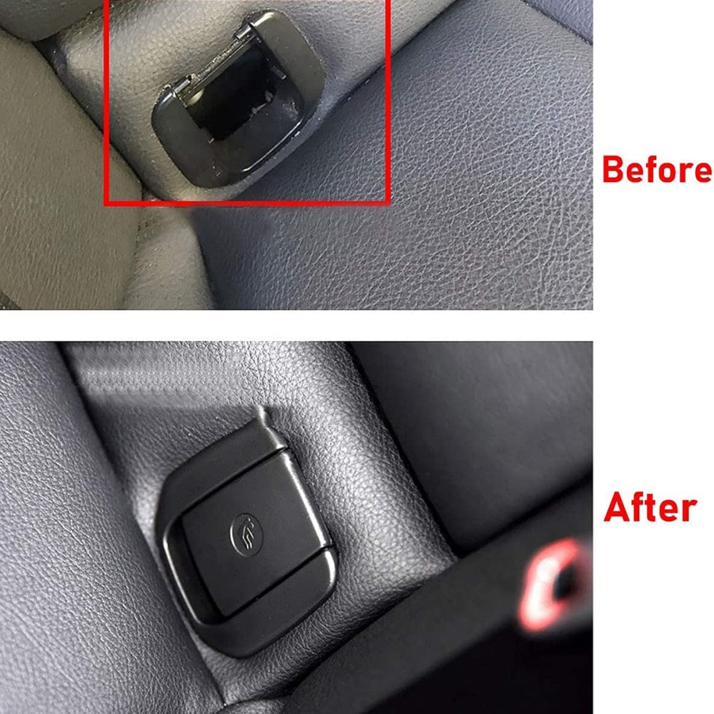 2X para F20 F30 F31 E84 E87 3-Series de anclaje trasero para niño ISOFIX Cover 52207319686