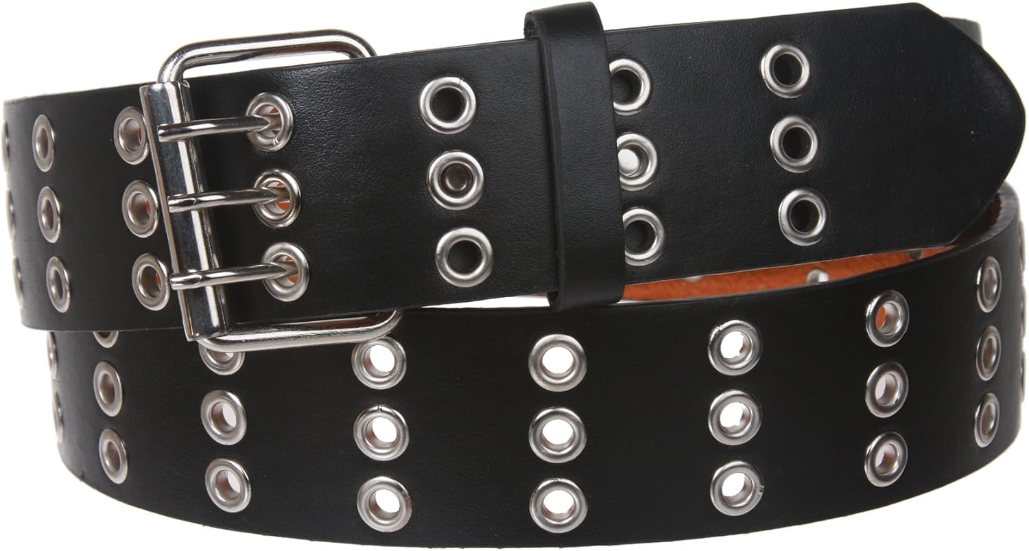 Beltiscool Three Row Grommets Fashion Jean Belt