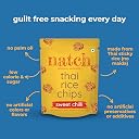 Natch Thai Sticky Rice Chips, Healthy Snacks for Adults & Kids 100% Natural, Vegan & Gluten Free, Low Calorie Crackers Crisps, 25g each (Pack of 4), Sweet Chilli gallery image