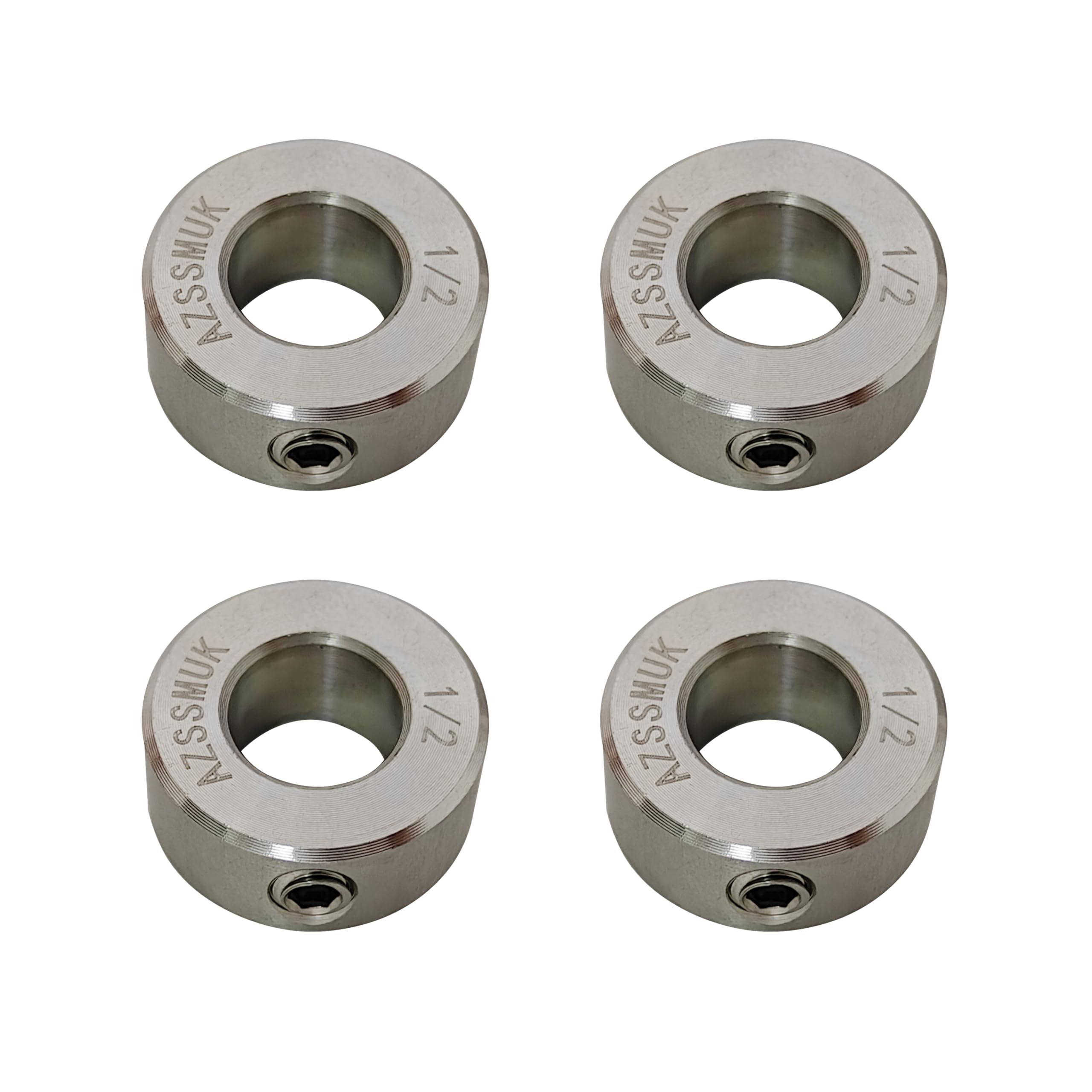 Stainless Steel Shaft Collars - Set of 4 -1